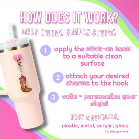 Water Bottle Boot Charm - Picture 4 of 4